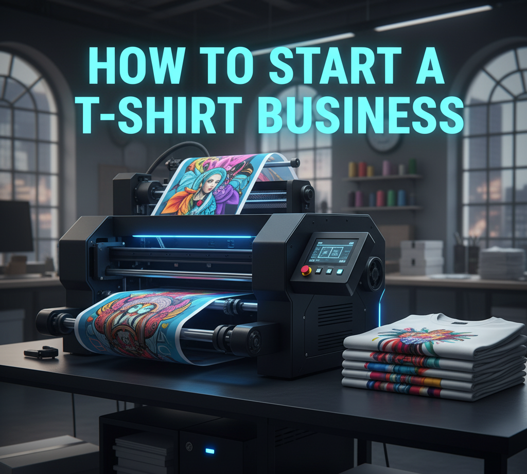 How to Start a TShirt Business with DTF Printing – Print Phase
