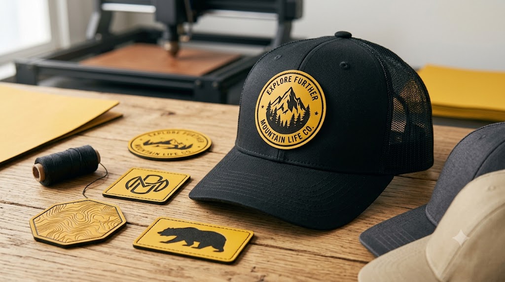 Yellow Leatherette Patches | Heritage Collection