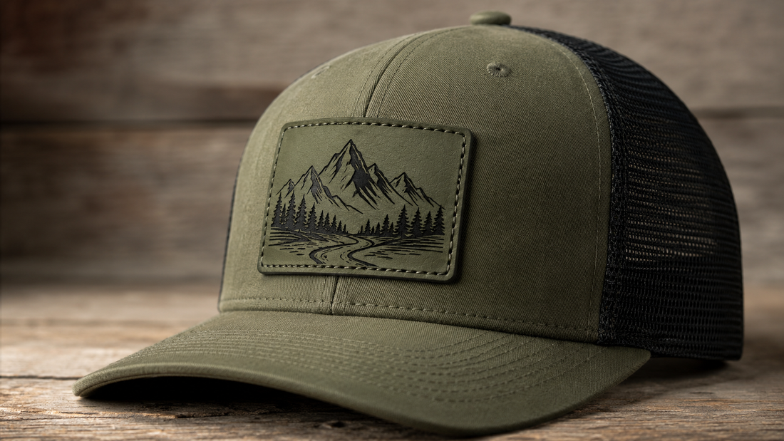 Olive Leatherette Patches | Heritage Collection