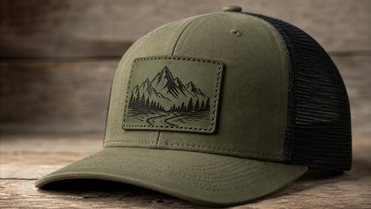 Olive Leatherette Patches | Heritage Collection