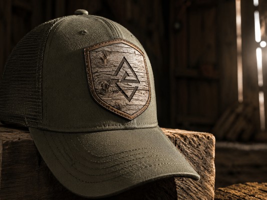 Weathered Wood Leatherette Patches | Heritage