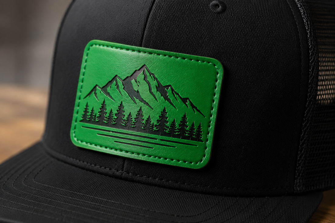 Kelly Green Leatherette Patches from Heritage Collection