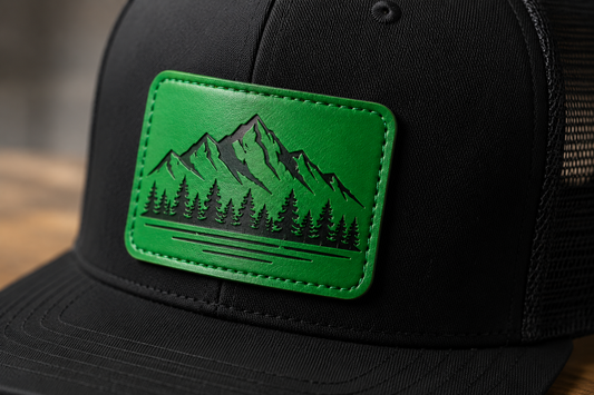 Kelly Green Leatherette Patches from Heritage Collection