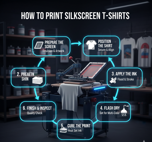 How to Print Silkscreen T Shirts