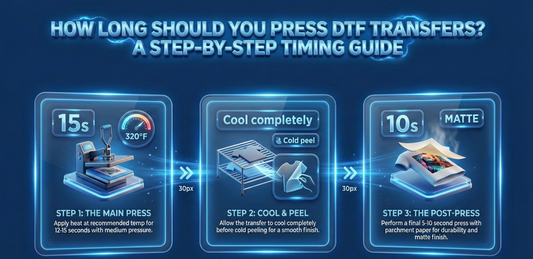 How Long Should You Press DTF Transfers A Step by Step Timing Guide