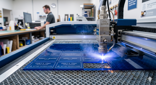 How to Make Professional Name Tags with a CO2 Laser Engraver