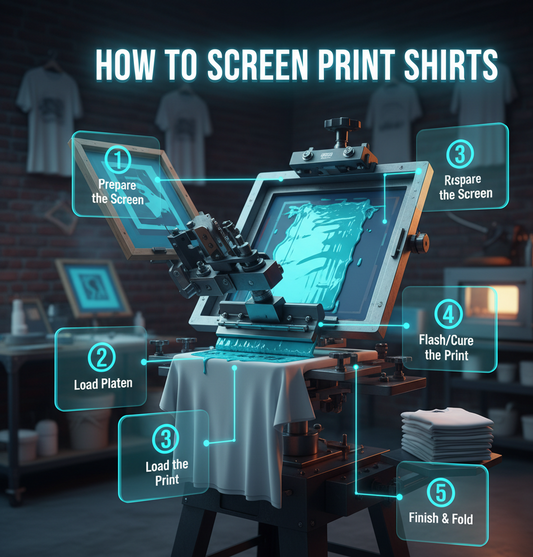 How to screen print shirts