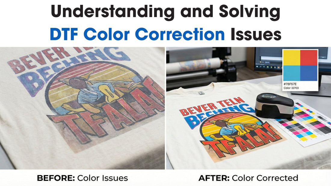 Understanding and Solving DTF Color Correction Issues