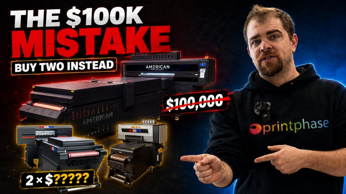 Why We Chose Two DTF Printers Instead of One Bigger Machine
