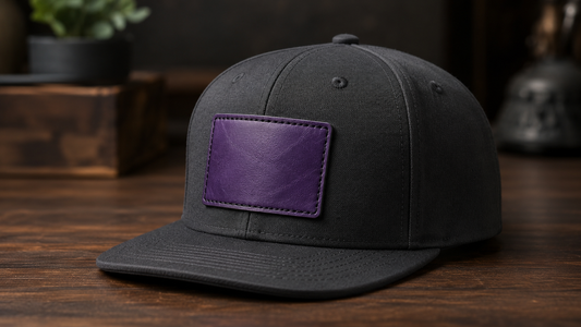 Violet Leatherette Patches | Heritage Collection