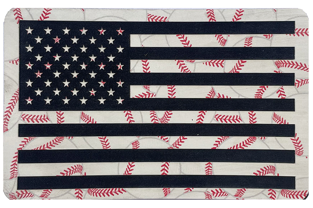 American Flag - Baseball